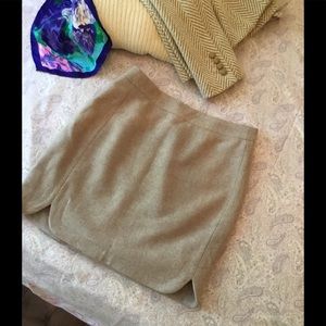 J. Crew Wool skirt beige/tan